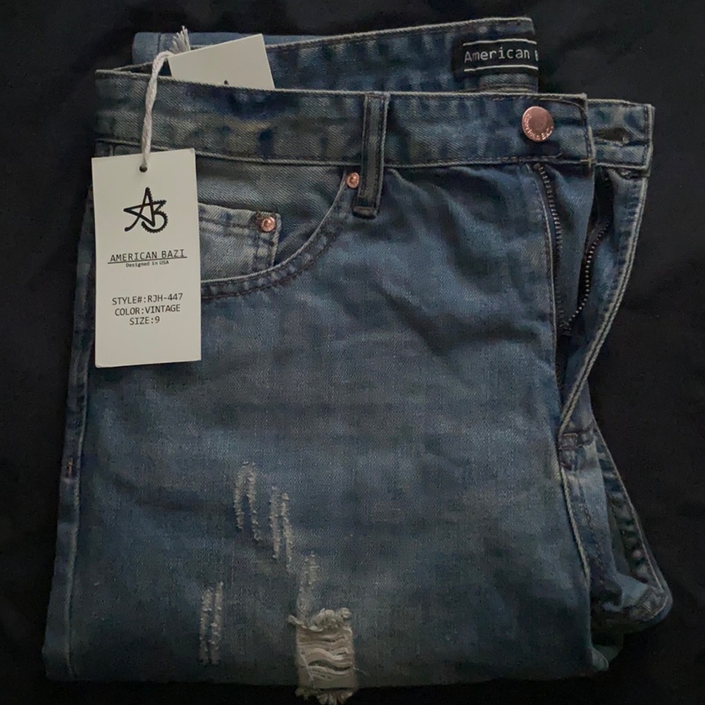 American Bazi Size 9/10 Boyfriend High Rise Jeans